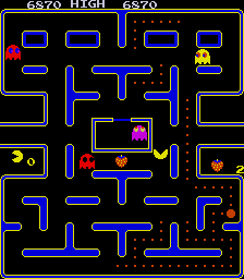 Pac-Man (Video Dens, Spanish bootleg on Galaxian hardware, set 1) png snap