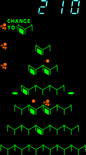 Q*Bert (Parker Brothers) png snap