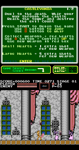 Castlevania (PlayChoice-10) png snap