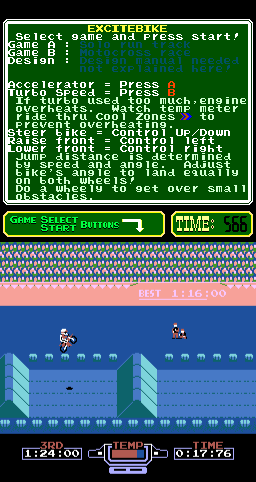 Excitebike (PlayChoice-10) png snap