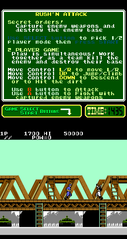 Rush'n Attack (PlayChoice-10) png snap