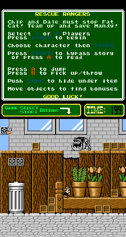 Chip'n Dale: Rescue Rangers (PlayChoice-10) png snap