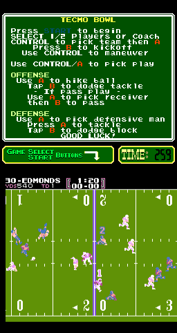 Tecmo Bowl (PlayChoice-10) png snap