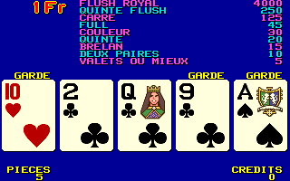 Player's Edge Plus (IP0108) Standard Draw Poker - French png snap