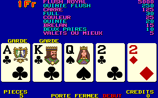 Player's Edge Plus (IP0116) Standard Draw Poker - French png snap