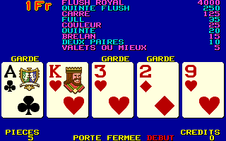 Player's Edge Plus (IP0120) Standard Draw Poker - French png snap
