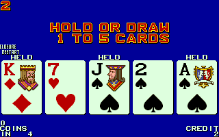 Player's Edge Plus (PP0766 A5W-A6F) Standard Draw Poker png snap