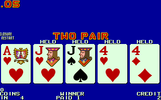 Player's Edge Plus (PP0818 A5W-A6F) Joker Poker (Aces or Better) png snap