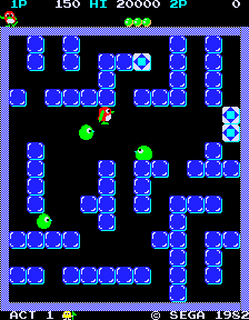 Pengo (Marti Colls bootleg on Pac-Man hardware, set 1) png snap