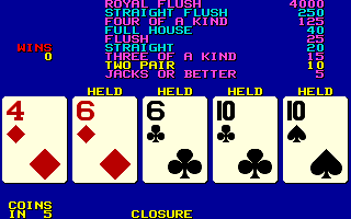 Player's Edge (PK0756-PC011) Standard Draw Poker png snap