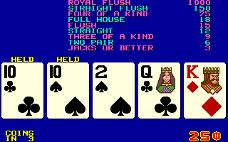 Player's Edge (PK0823-PC009) Standard Draw Poker png snap