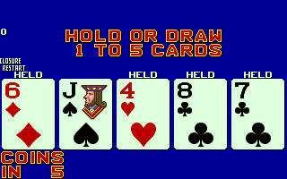 Player's Edge Plus (PP0002) Standard Draw Poker png snap