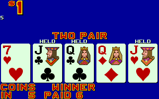 Player's Edge Plus (PP0005) Standard Draw Poker png snap