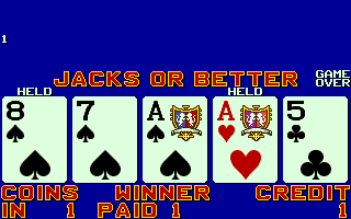 Player's Edge Plus (PP0014) Standard Draw Poker png snap