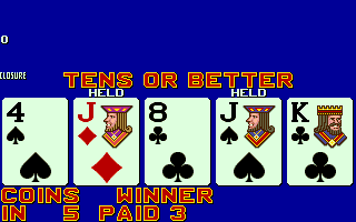 Player's Edge Plus (PP0045) 10's or Better (set 3, Par-A-Dice Riverboat Casino) png snap