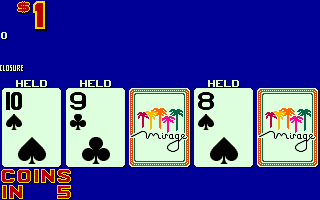Player's Edge Plus (PP0116) Standard Draw Poker (Mirage) png snap