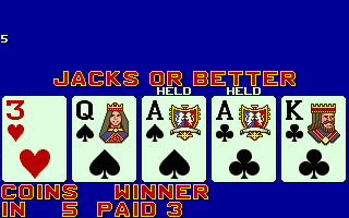 Player's Edge Plus (PP0150) Standard Draw Poker png snap