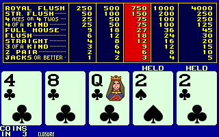 Player's Edge Plus (PP0178) 4 of a Kind Bonus Poker (Operator selectable special 4 of a Kind) png snap