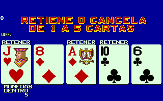 Player's Edge Plus (PP0288) Standard Draw Poker (Spanish) png snap