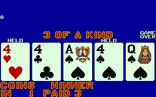 Player's Edge Plus (PP0409) 4 of a Kind Bonus Poker png snap