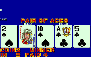 Player's Edge Plus (PP0458) Joker Poker (Aces or Better) png snap