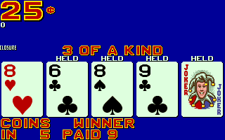 Player's Edge Plus (PP0559) Joker Poker (Aces or Better) png snap