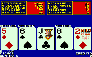 Player's Edge Plus (X000055P+XP000126) Deuces Wild Poker png snap
