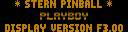 Playboy (CPU 3.02, display F3.00, France)