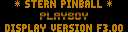 Playboy (CPU 3.02, display F3.00, France) png snap