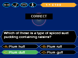 Who Wants to Be a Millionaire? (Play Vision, Plug and Play, UK, 16-bit version) png snap