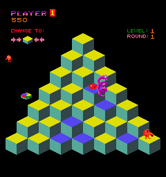 Q*bert (US set 1) png snap