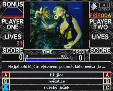 Quizard 4 Rainbow (v4.2, Czech, i8751 TS142 CZ1) png snap
