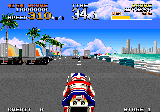 Racing Hero (bootleg of FD1094 317-0144 set) png snap