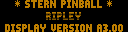 Ripley's Believe It or Not! (CPU 3.02, display A3.20) png snap