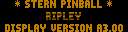 Ripley's Believe It or Not! (CPU 3.10, display A3.20)