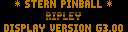 Ripley's Believe It or Not! (CPU 3.02, display G3.00, Germany)