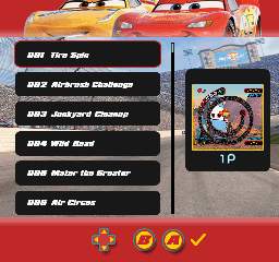 Retro TV Game Console - Disney Cars - 300 Games (JG7800DC-1) png snap