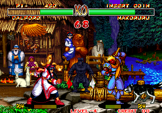 Saulabi Spirits / Jin Saulabi Tu Hon (Korean release of Samurai Shodown II, set 1) png snap