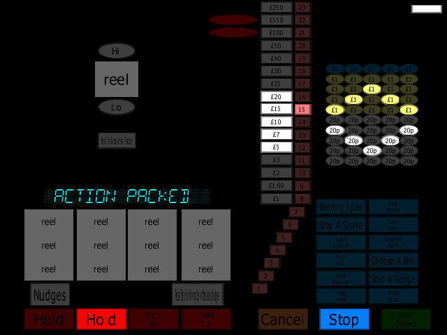 Pharaoh's Gold Club (Bellfruit) (set 2, UK, 250GBP Jackpot, Protocol) (Scorpion 2/3) png snap