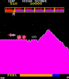 Scramble (bootleg on Galaxian hardware) png snap