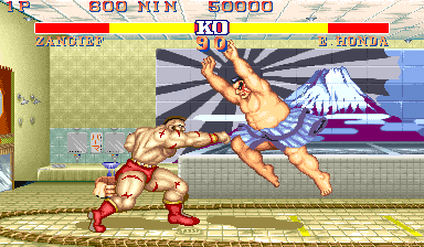 Street Fighter II': Champion Edition (Rainbow, bootleg, set 2) png snap