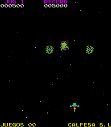 Sirio II (Calfesa S.L. Spanish bootleg of Moon Cresta) png snap