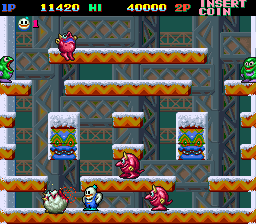 Snow Bros. - Nick & Tom (The Winter Bobble hardware bootleg) png snap