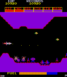 Space Mission (SegaSA / Sonic, Spanish bootleg of Scramble) png snap