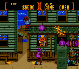 Sunset Riders (scrambled bootleg of Mega Drive version) png snap