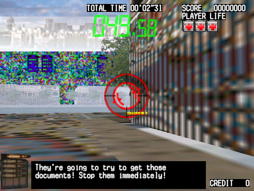 Silent Scope 2 : Innocent Sweeper (ver AAB, Ver 1.01, GN715 Voodoo 1 video board) png snap
