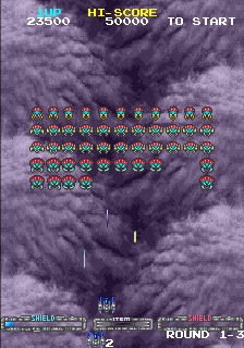 Super Space Invaders '91 (World, earlier code base) png snap