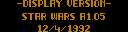 Star Wars (England 1.02, display A1.05)