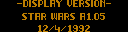 Star Wars (Unofficial 1.06, display A1.05) png snap