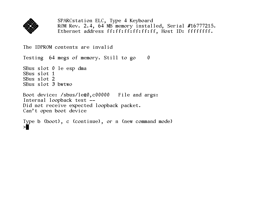 SPARCstation ELC (Sun 4/25) png snap